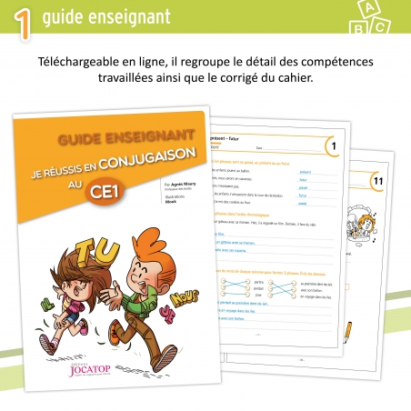 Je réussis en conjugaison au CE1 Je réussis en conjugaison au CE1