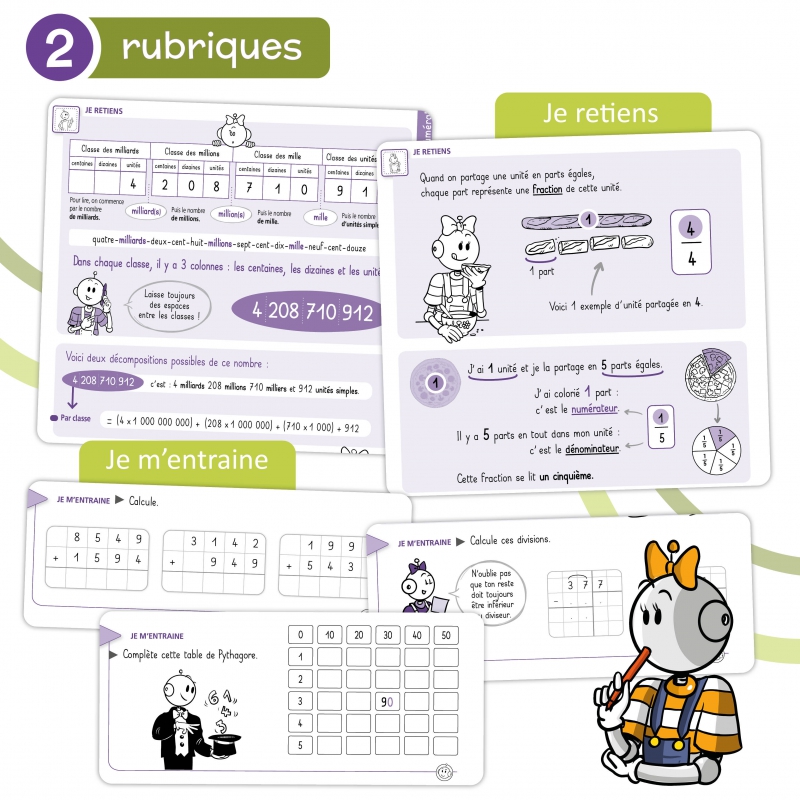 Mon petit mémo de Maths CM2 avec Bout de Gomme