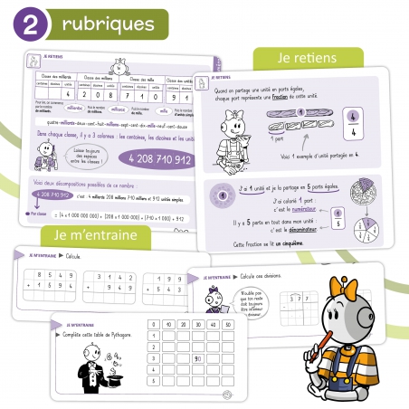 Mon petit mémo de Maths CM2 avec Bout de Gomme