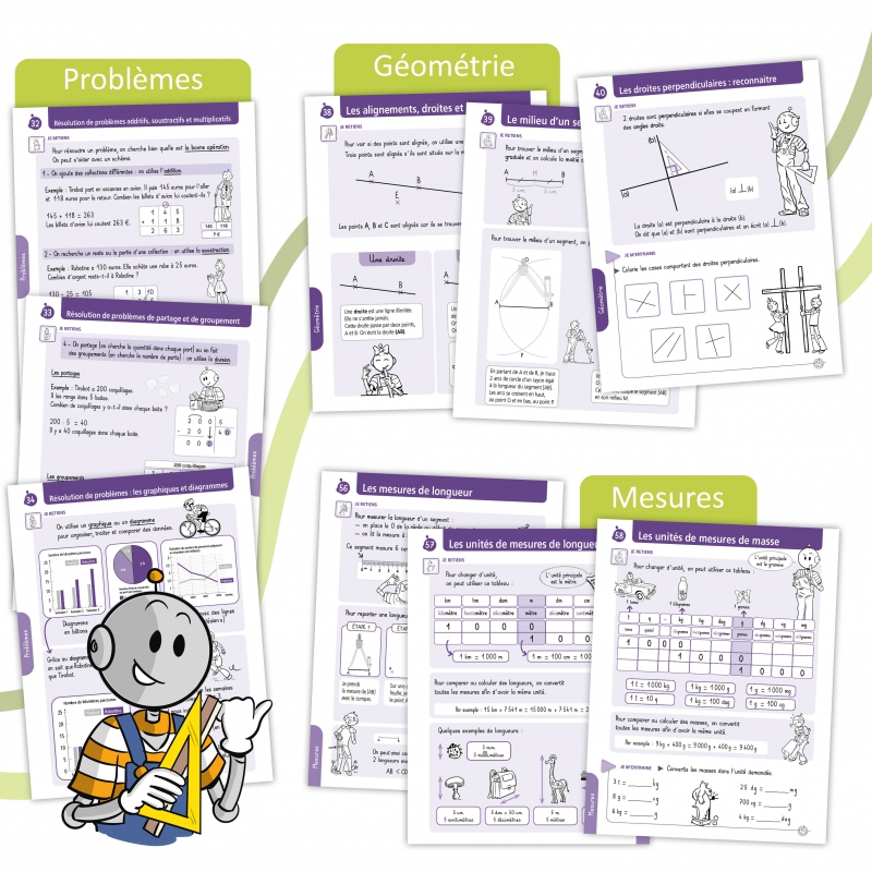 Mon petit mémo de Maths CM2 avec Bout de Gomme