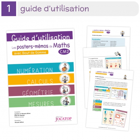 Les posters-mémos de Maths CM2 avec Bout de Gomme