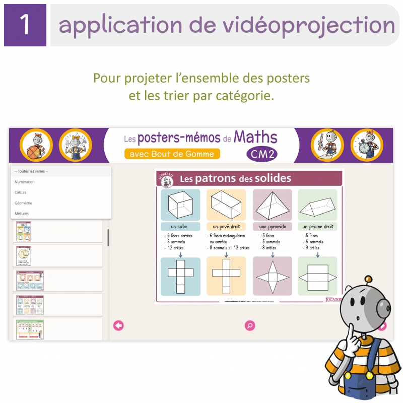 Les posters-mémos de Maths CM2 avec Bout de Gomme