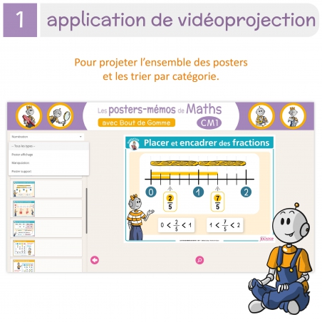 Les posters-mémos de Maths CM1 avec Bout de Gomme
