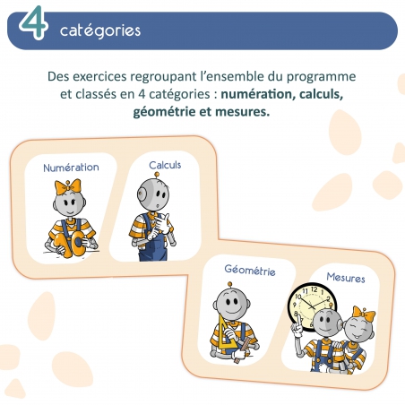 Mon application de mathématiques CP avec Bout de Gomme