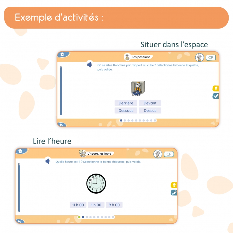 Mon application de mathématiques CP avec Bout de Gomme