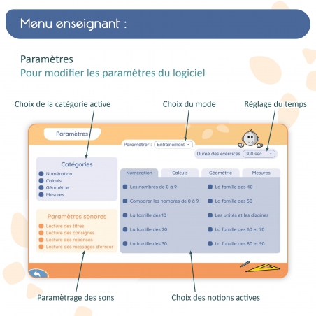 Mon application de mathématiques CP avec Bout de Gomme