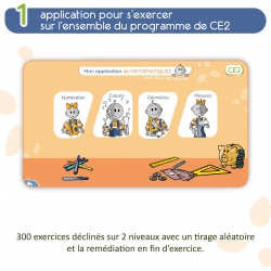 Mon application de mathématiques CE2 avec Bout de Gomme