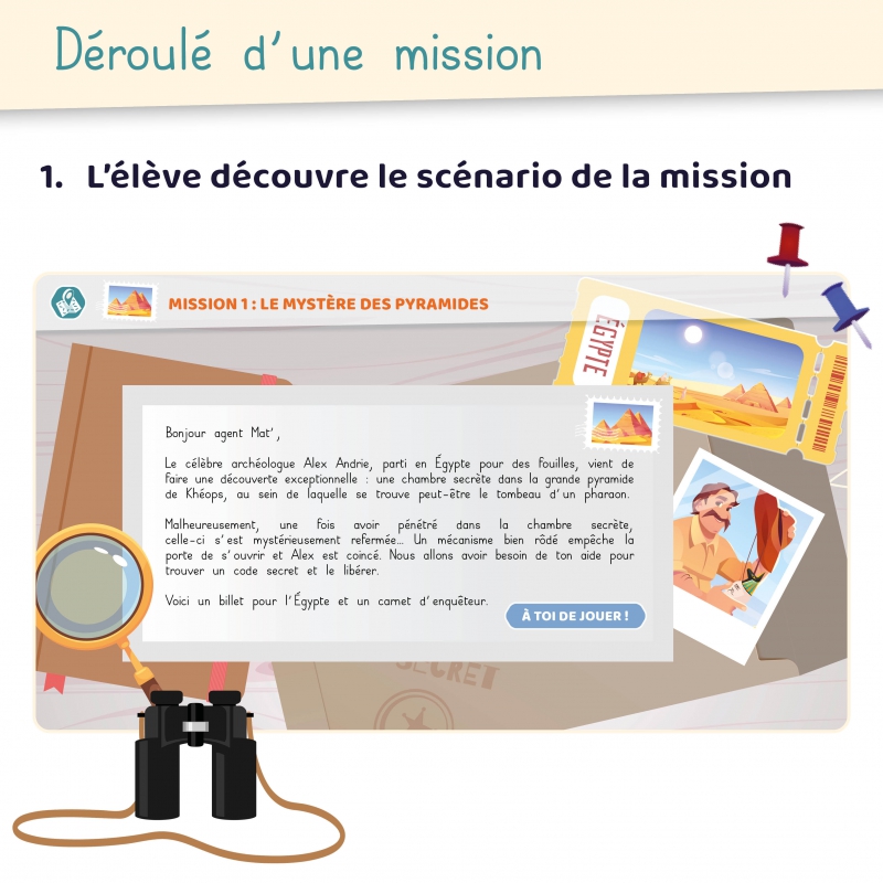 Mission Maths, un escape game numérique pour le CE2