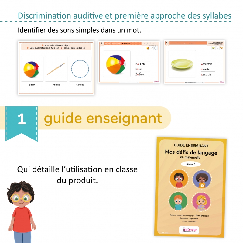 Ensemble pédagogique : Mes défis de langage en maternelle