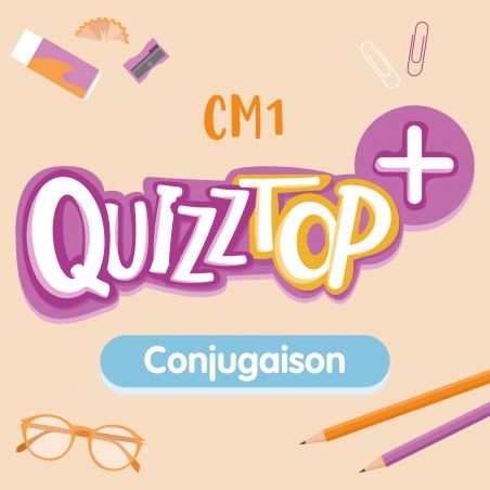 Quizztop+ • Conjugaison CM1