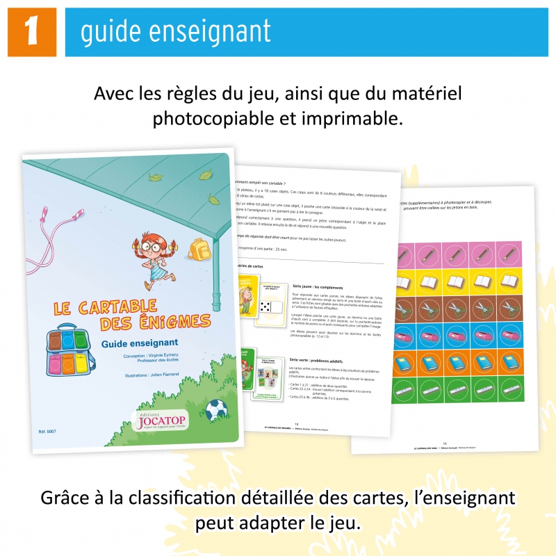 Le cartable des énigmes Le cartable des énigmes