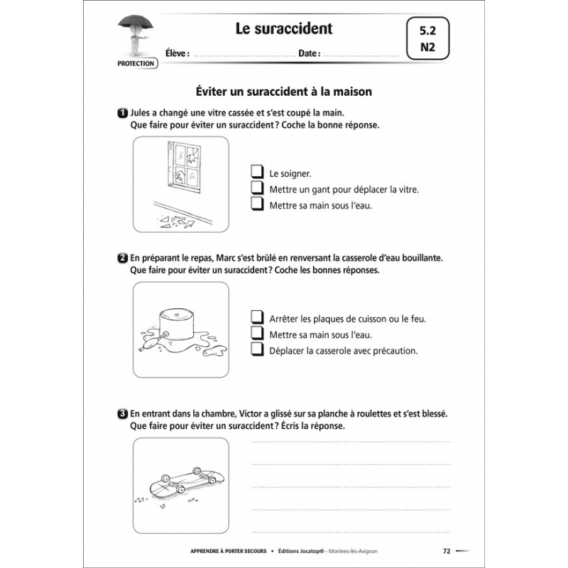 Exemple de fiche Élève Exemple de fiche Élève