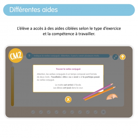 Quizztop+ • Conjugaison CM