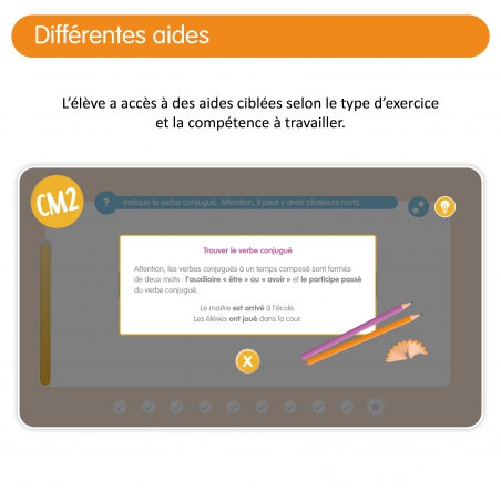 Quizztop+ • Conjugaison CM2