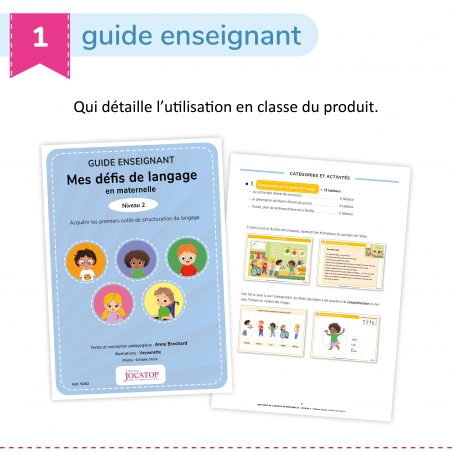 Mes défis de langage en maternelle - Niveau 2