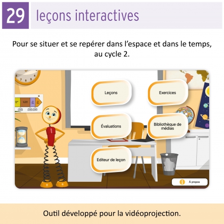 Questionner l'espace et le temps • Cycle 2 • Les Leçons Interactives Questionner l'espace et le temps • Cycle 2 • Les Leçons Interactives