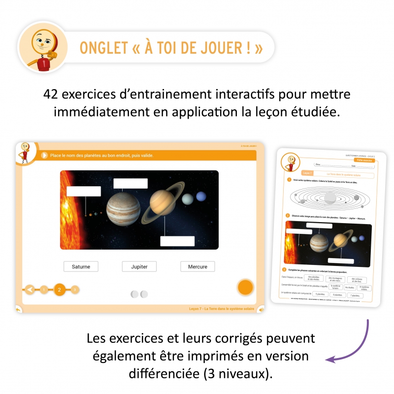 Les Leçons Interactives • Questionner l’espace Les Leçons Interactives • Questionner l’espace