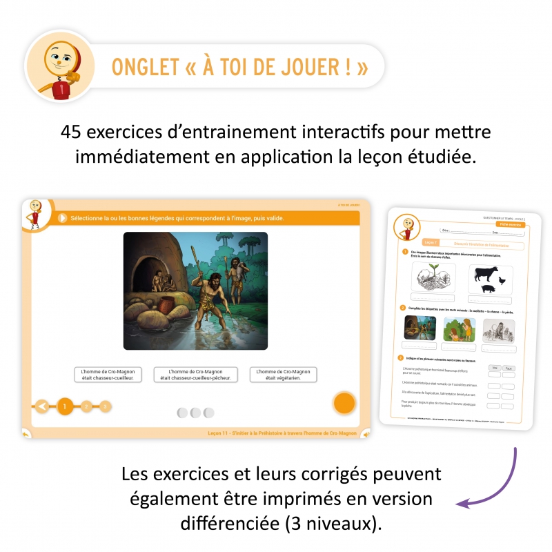 Questionner le temps • Cycle 2 • Les Leçons Interactives Questionner le temps • Cycle 2 • Les Leçons Interactives