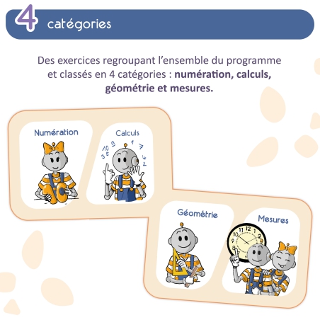 Mon application de mathématiques CM1 avec Bout de Gomme