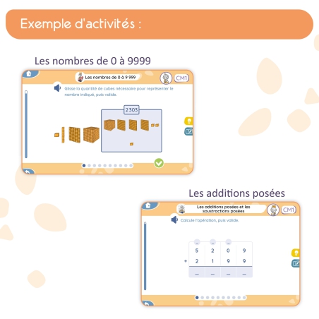 Mon application de mathématiques CM1 avec Bout de Gomme