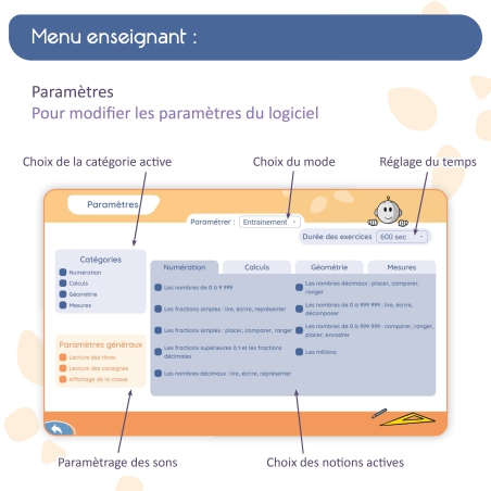 Mon application de mathématiques CM1 avec Bout de Gomme