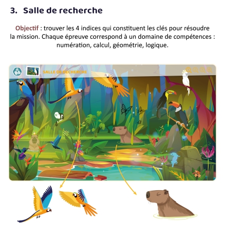 Mission Maths, un escape game numérique - Cycle 3
