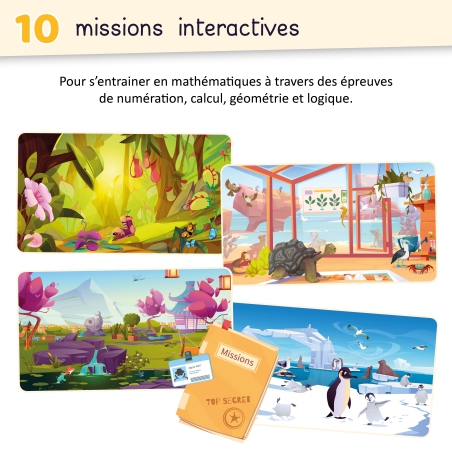 Mission Maths, un escape game numérique - Cycle 3