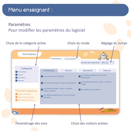 Mon application de mathématiques CM2 avec Bout de Gomme