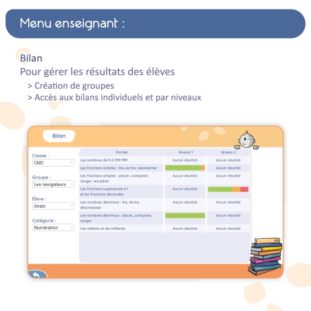 Mon application de mathématiques CM2 avec Bout de Gomme