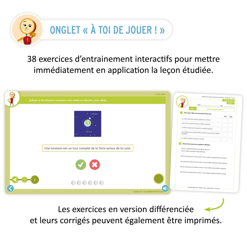 Les Leçons Interactives de Sciences • 1 Les Leçons Interactives de Sciences • 1