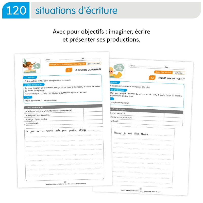 Rituels de production d'écrits au CM1-CM2 Rituels de production d'écrits au CM1-CM2