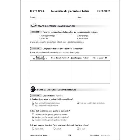 Exemple de fiche Exemple de fiche