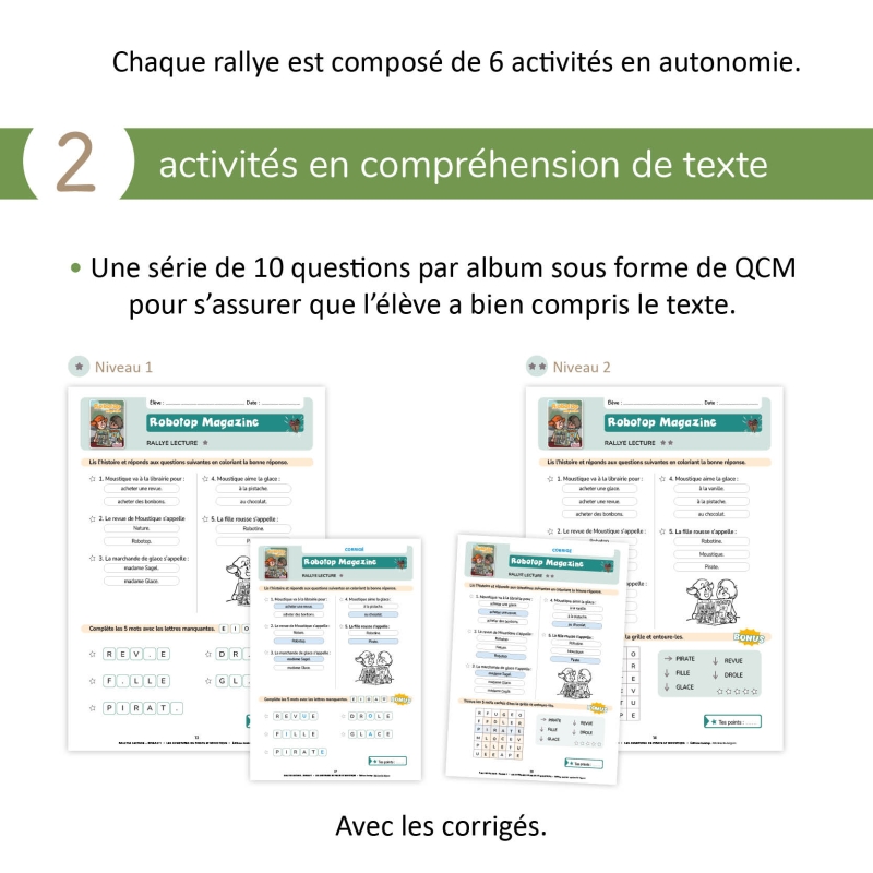 Les aventures de Pirate et Moustique - Niveau 1 - Fichier pédagogique Les aventures de Pirate et Moustique - Niveau 1 - Fichier pédagogique