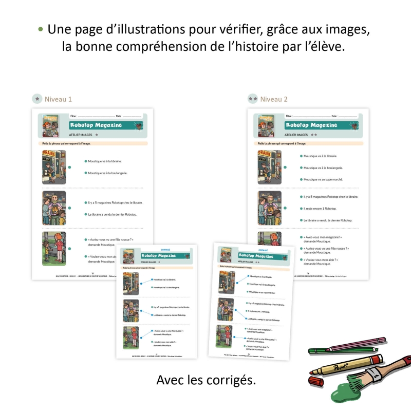Les aventures de Pirate et Moustique - Niveau 1 - Fichier pédagogique Les aventures de Pirate et Moustique - Niveau 1 - Fichier pédagogique