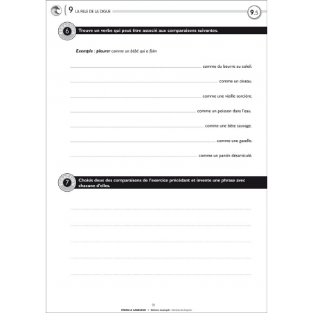 Exemple de fiche Élève Exemple de fiche Élève