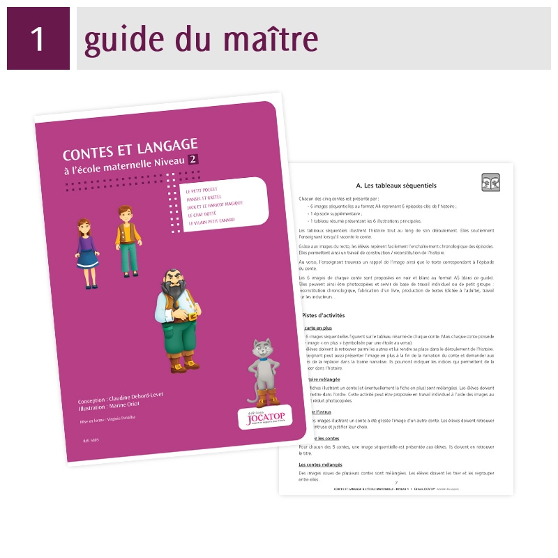 Contes et langage à l'école maternelle • PS-MS Contes et langage à l'école maternelle • PS-MS