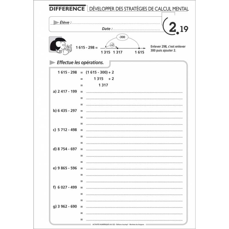 Exemple de fiche Exemple de fiche