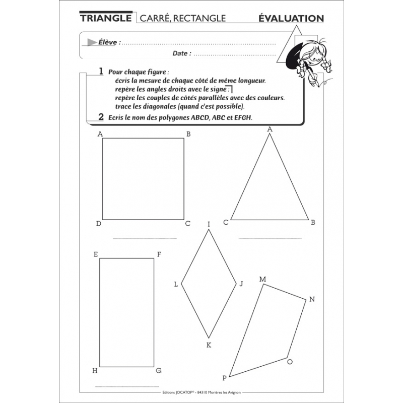 Exemple de fiche "Évaluation" Exemple de fiche "Évaluation"
