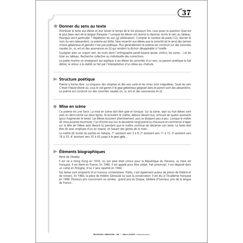 Exemple de fiche Exemple de fiche