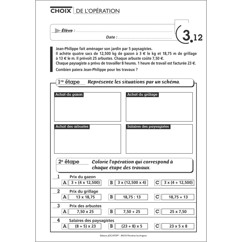 Exemple de fiche Exemple de fiche