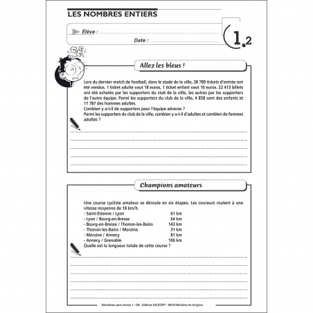 Exemple de fiche Exemple de fiche