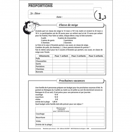 Exemple de fiche Exemple de fiche