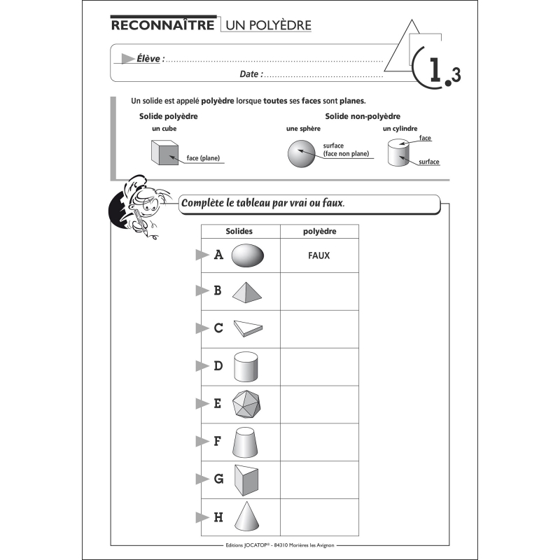 Exemple de fiche Exemple de fiche