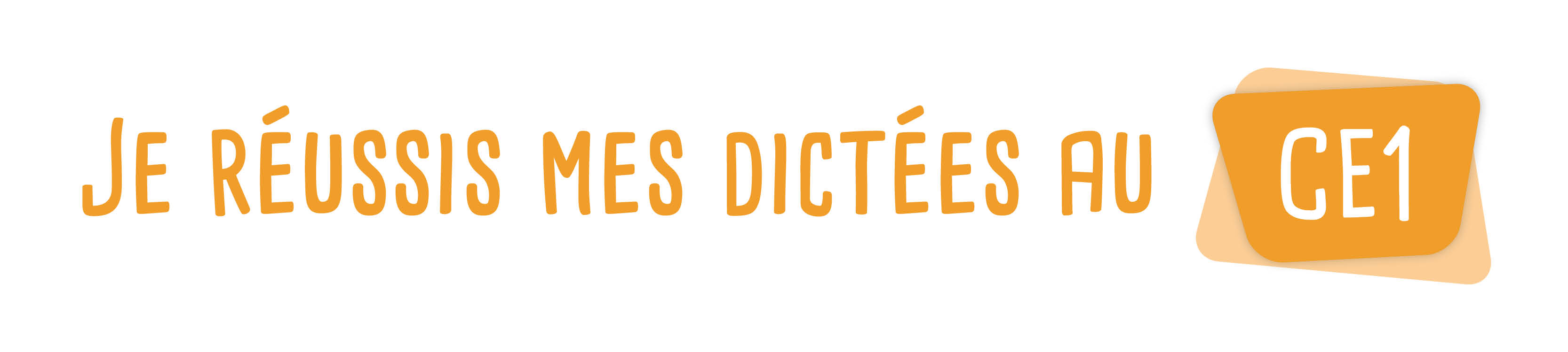 cahier dictee ce1